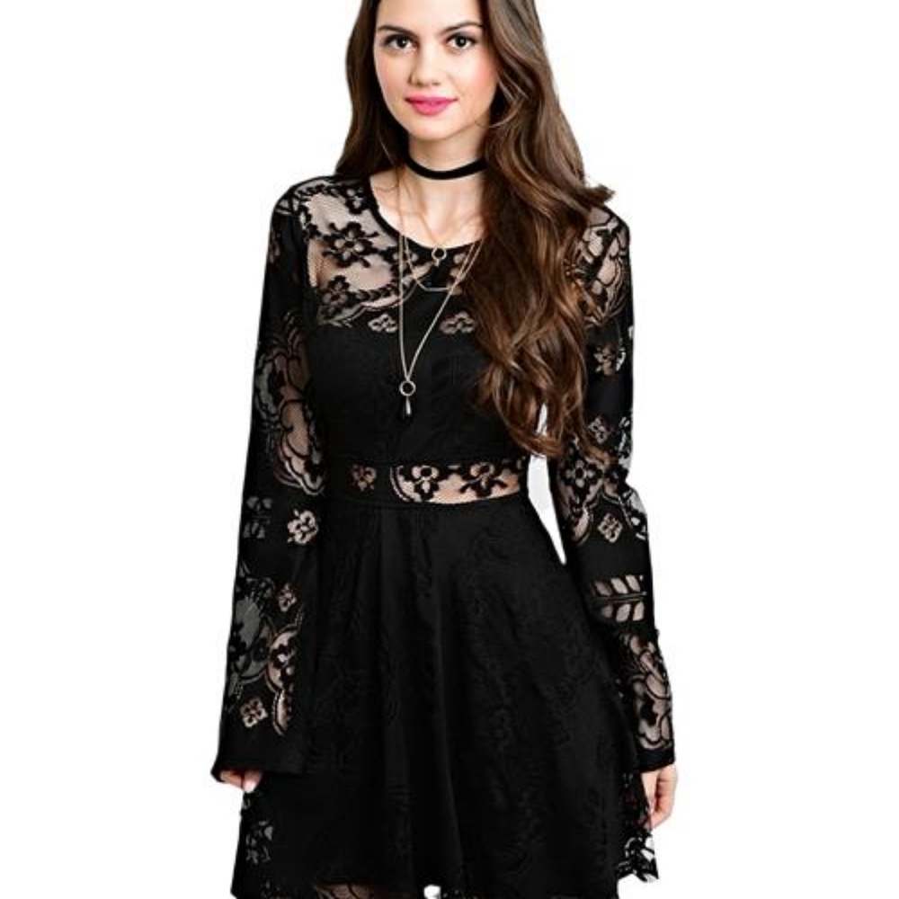 Black Lace Dress